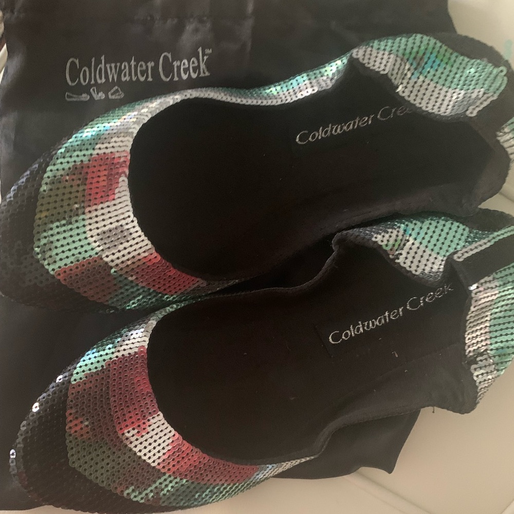 Coldwater Creek sequin flats